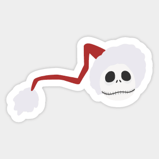 Santa Jack Skellington Sticker